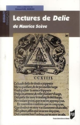Livrenpoche : LECTURES DE DELIE - Pur - Livre