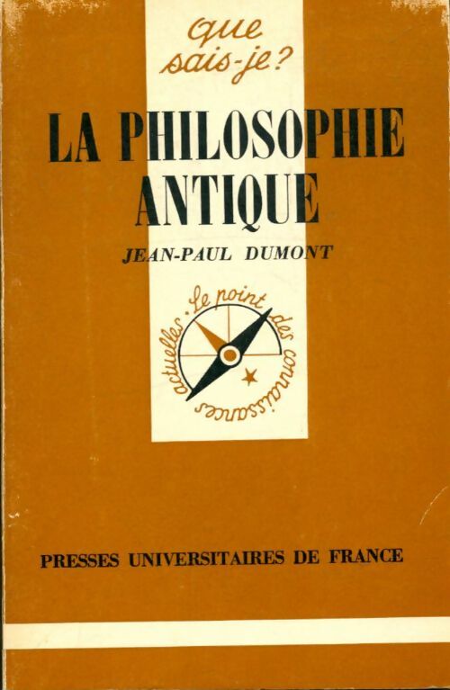 Livrenpoche : La philosophie antique - Jean-Paul Dumont - Livre