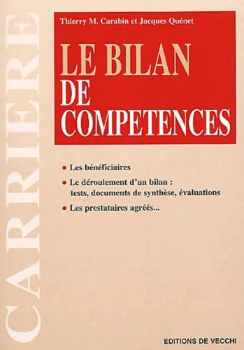 Livrenpoche : Le bilan de compétences - Thierry M. Carabin - Livre