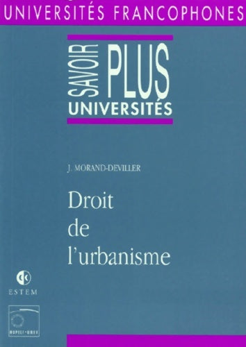 Livrenpoche : Droit de l'urbanisme - Jacqueline Morand-Deviller - Livre