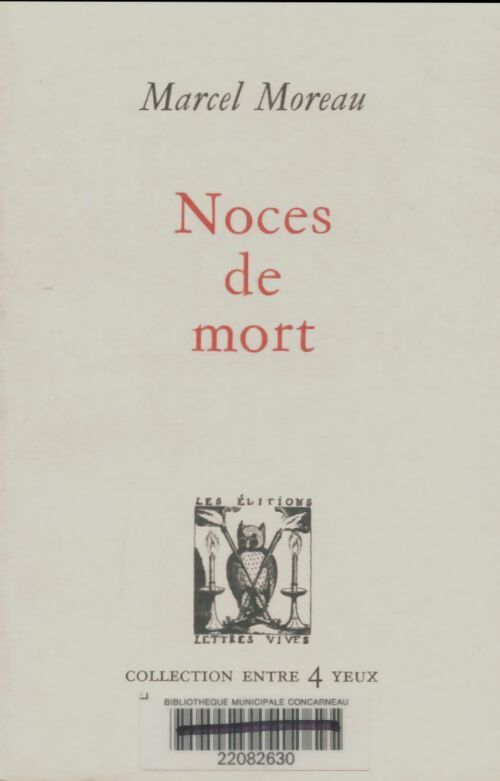Livrenpoche : Noces de mort - Moreau - Livre