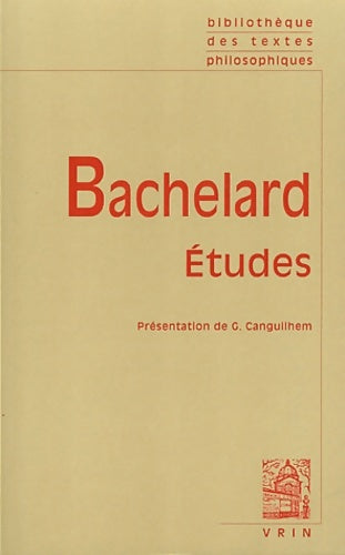 Livrenpoche : études - Gaston Bachelard - Livre