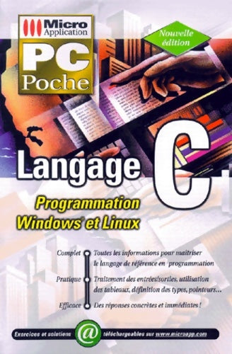 Livrenpoche : PC poche langage C - Databeker - Livre