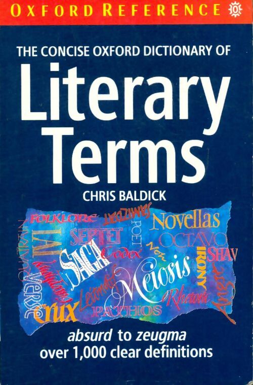 Livrenpoche : Literary terms - Chris Baldick - Livre