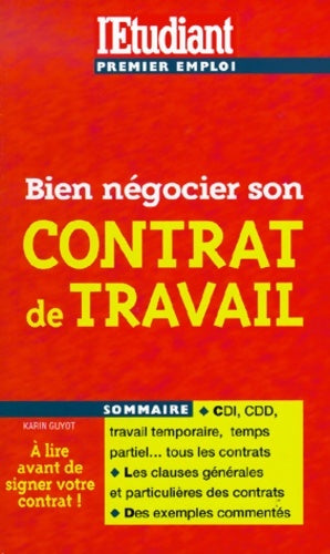 Livrenpoche : Bien négocier son contrat de travail - Karin Guyot - Livre