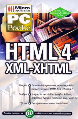Livrenpoche : Pc poche HTML 4 xml xhtml - Micro Application - Livre