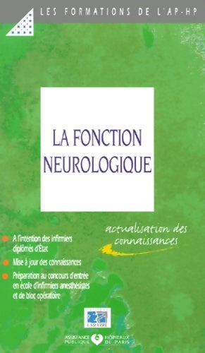 Livrenpoche : La fonction neurologique - Aphp - Livre