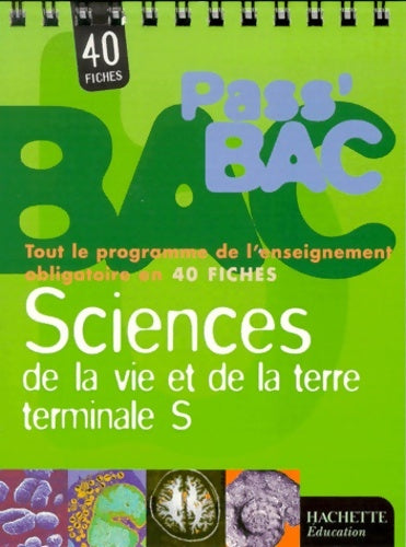 Livrenpoche : Pass bac sciences de la vie et de la terre terminale s - B. Msihid - Livre