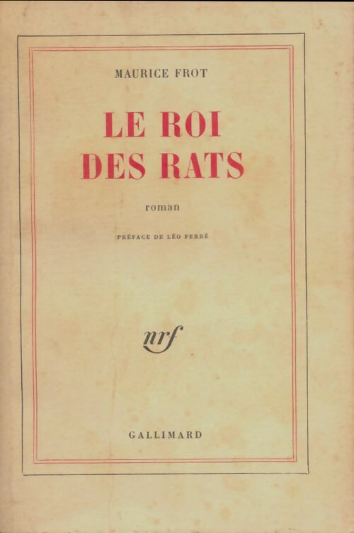Livrenpoche : Le roi des rats - Maurice Frot - Livre