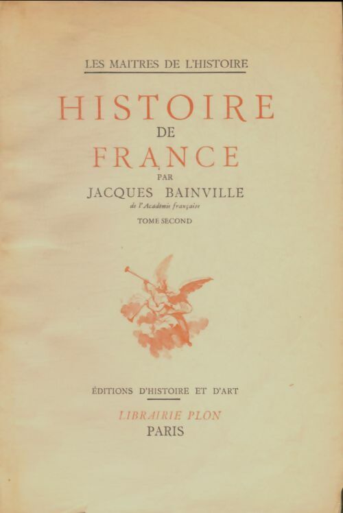 Livrenpoche : Histoire de France Tome II - Jacques Bainville - Livre