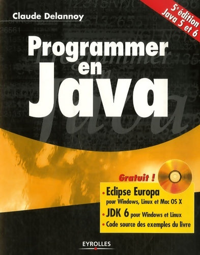 Livrenpoche : Programmer en java - Claude Delannoy - Livre
