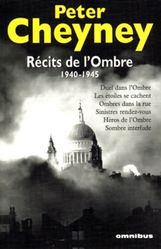 Livrenpoche : Récits de l'ombre - Peter Cheyney - Livre