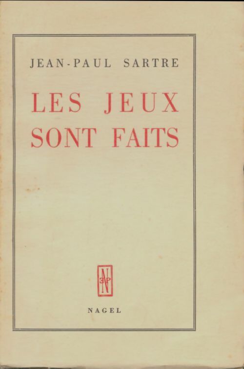 Livrenpoche : Les jeux sont faits - Jean-Paul Sartre - Livre