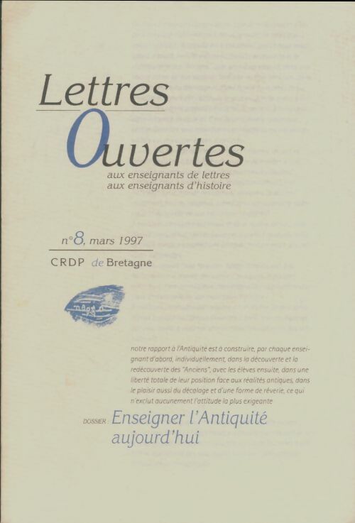 Livrenpoche : Lettres ouvertes n°8 - Collectif - Livre