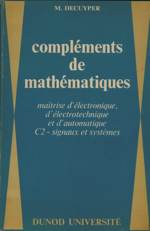 Livrenpoche : Compléments de mathématiques - M Decuyper - Livre