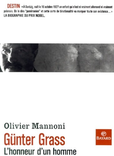 Livrenpoche : Gunter Grass : L'honneur d'un homme - Mannoni - Livre