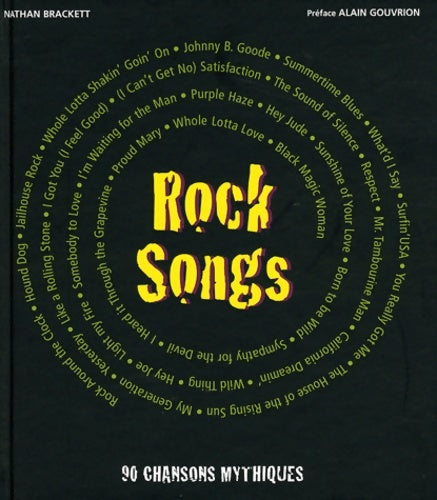 Livrenpoche : ROCK SONGS - Nathan BRACKETT - Livre