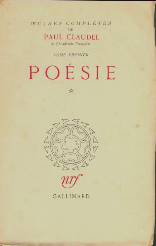 Livrenpoche : Poésie Tome I  - Paul Claudel - Livre