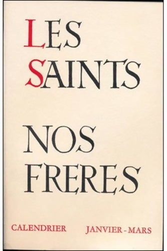 Livrenpoche : Les Saints nos frères - Séverin-Georges Couneson - Livre