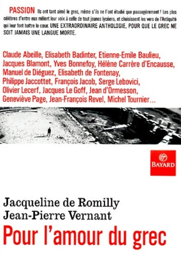 Livrenpoche : Pour l'amour du grec - Jacqueline De Romilly - Livre