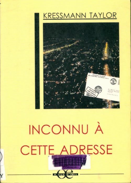 Livrenpoche : Inconnu à cette adresse - Roald Dahl - Livre
