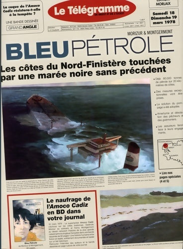 Livrenpoche : Bleu pétrole - jaquette - Fanny Montgermont - Livre