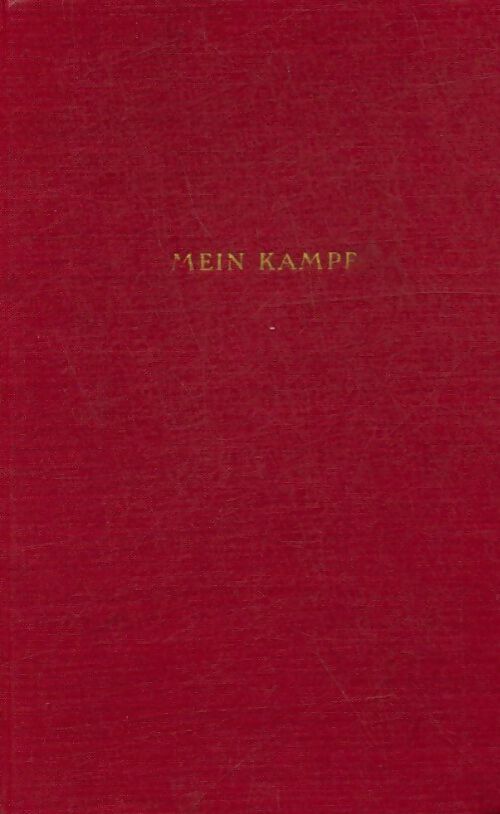 Livrenpoche : Mein kampf - Adolf Hitler - Livre