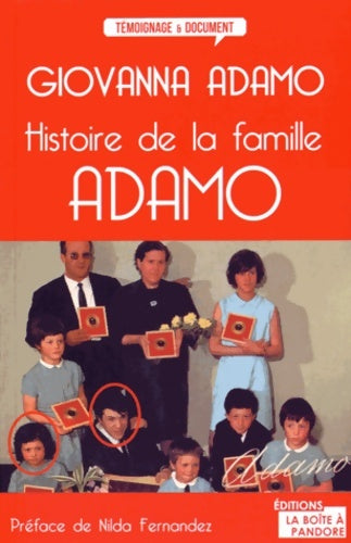 Livrenpoche : Histoire de la famille Adamo - Giovanna Adamo - Livre