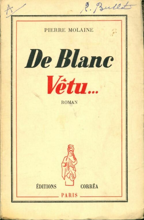 Livrenpoche : De blanc vêtu - Pierre Molaine - Livre