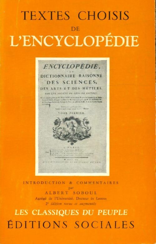 Livrenpoche : Textes choisis de l'encyclopédie - Xxx - Livre