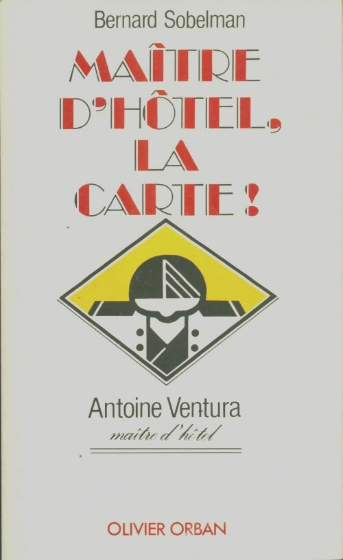 Livrenpoche : Maître d'hôtel la carte ! - A. Ventura - Livre
