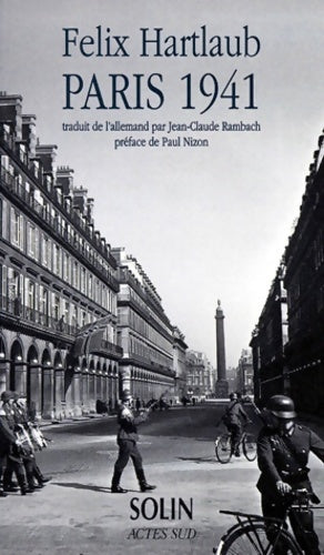 Livrenpoche : Paris 1941 : Journal et correspondance - Felix Hartlaub - Livre