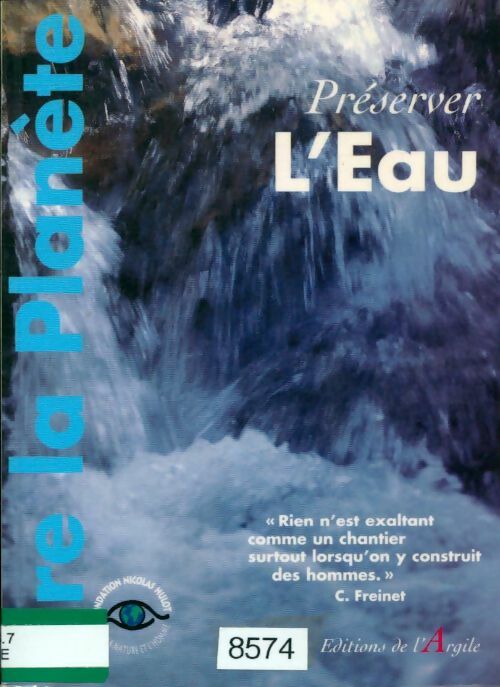 Livrenpoche : PrÉserver l'eau - Anonyme - Livre