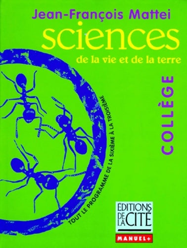 Livrenpoche : Sciences collège - Jean-François Mattéi - Livre