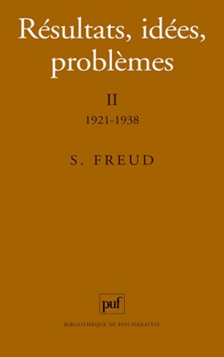 Livrenpoche : Résultats idées problèmes 5e édition - Sigmund Freud - Livre