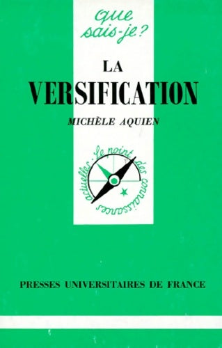 Livrenpoche : La versification 4e édition - Michèle Aquien - Livre