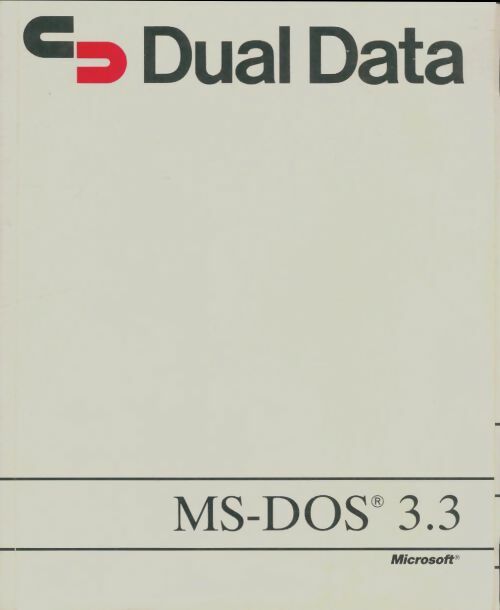 Livrenpoche : Dual data Ms-Dos 3.3 - Collectif - Livre