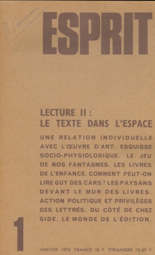 Livrenpoche : Esprit n°453 - Collectif - Livre