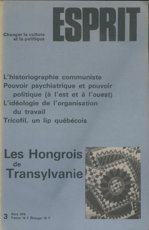 Livrenpoche : Esprit n°15 - Collectif - Livre