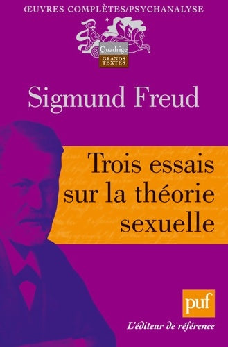 Livrenpoche : Trois essais sur la théorie sexuelle - Sigmund Freud - Livre
