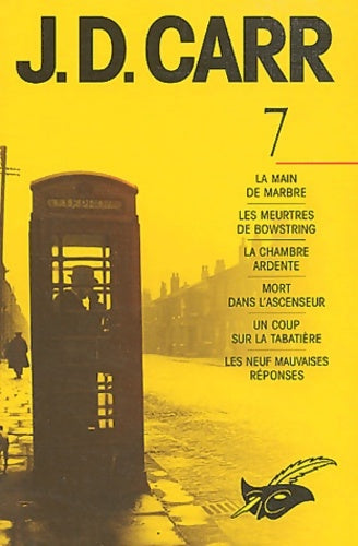 Livrenpoche : J. D. Carr Tome VII - J. D. Carr - Livre