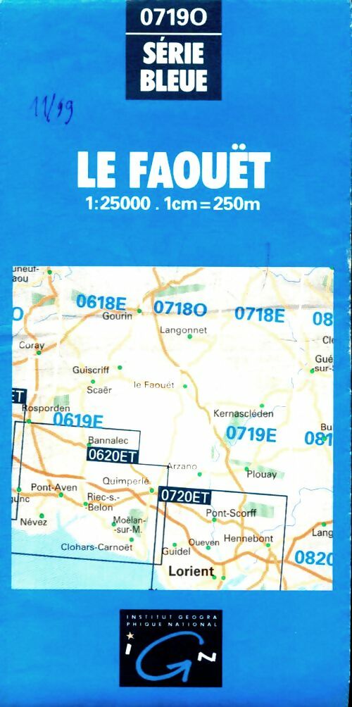 Livrenpoche : Le Faouët 1 : 25000 - Collectif - Livre