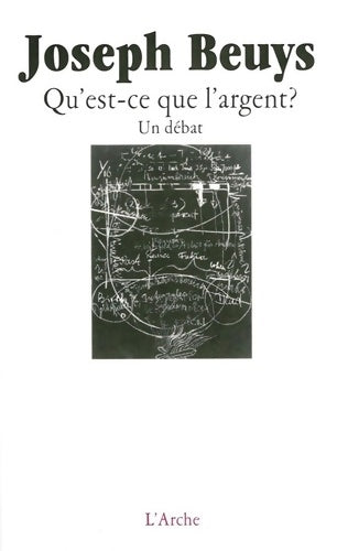 Livrenpoche : Qu'est-ce que l'argent ? - Joseph Beuys - Livre