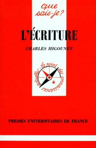 Livrenpoche : L'écriture - Charles Higounet - Livre