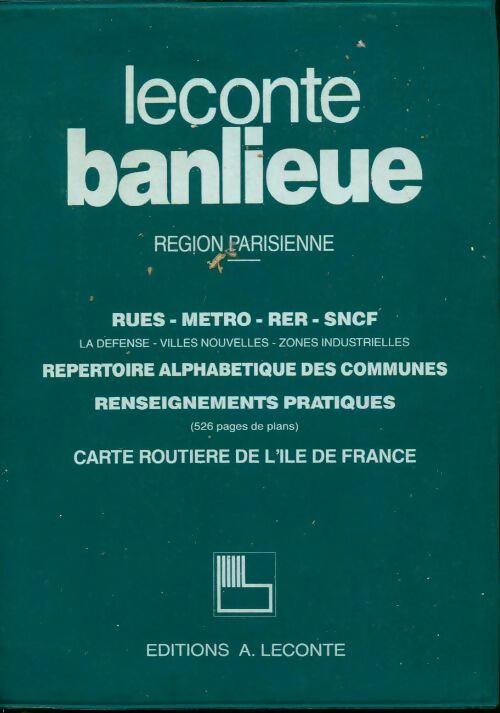 Livrenpoche : Leconte banlieue région parisienne - Collectif - Livre