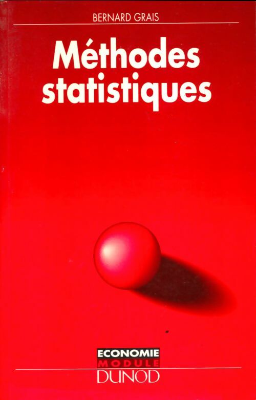 Livrenpoche : Méthodes statistiques - Bernard Grais - Livre