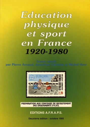 Livrenpoche : Éducation physique et sport en France 1920-1980 - Collectif - Livre