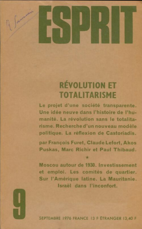 Livrenpoche : Esprit n°460 - Collectif - Livre