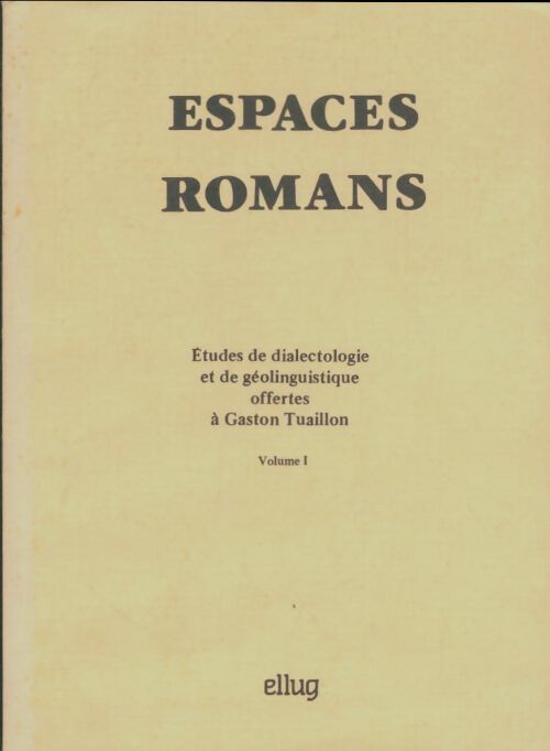 Livrenpoche : Espaces romans Tome I - Collectif - Livre