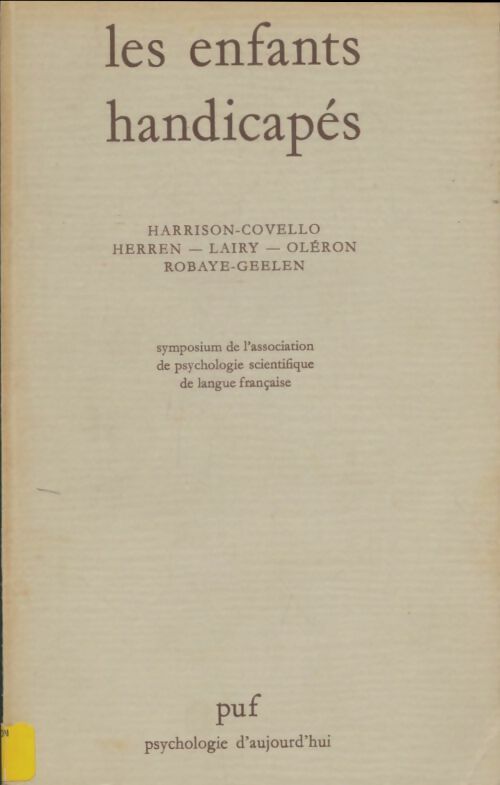 Livrenpoche : Les enfants handicapés - Collectif - Livre